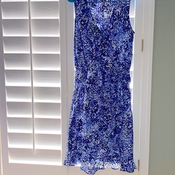 Blue / black summer dress - Picture 1 of 3
